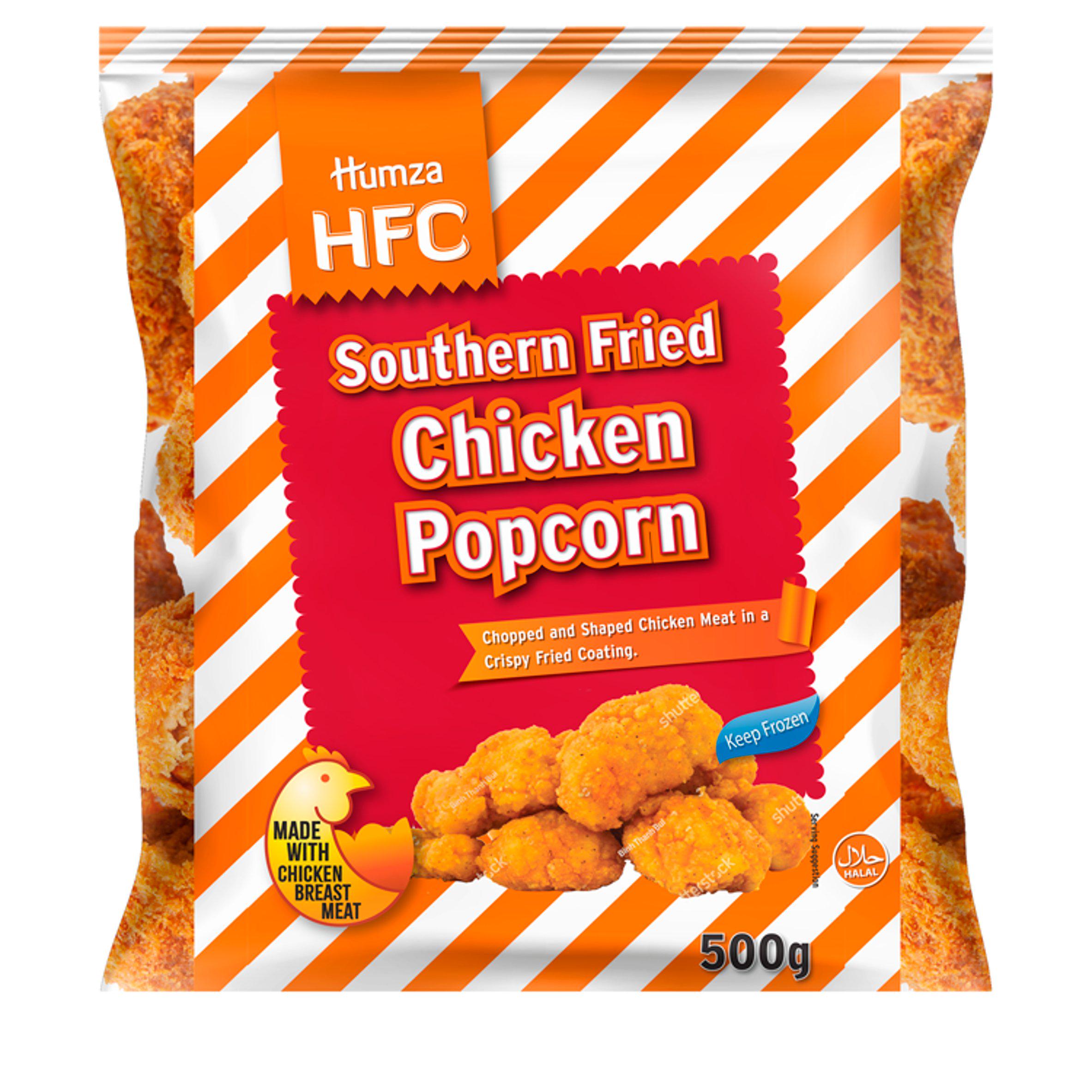 HUMZA HFC SOUTHERN FRIED CHICKEN POPCORN 500GM