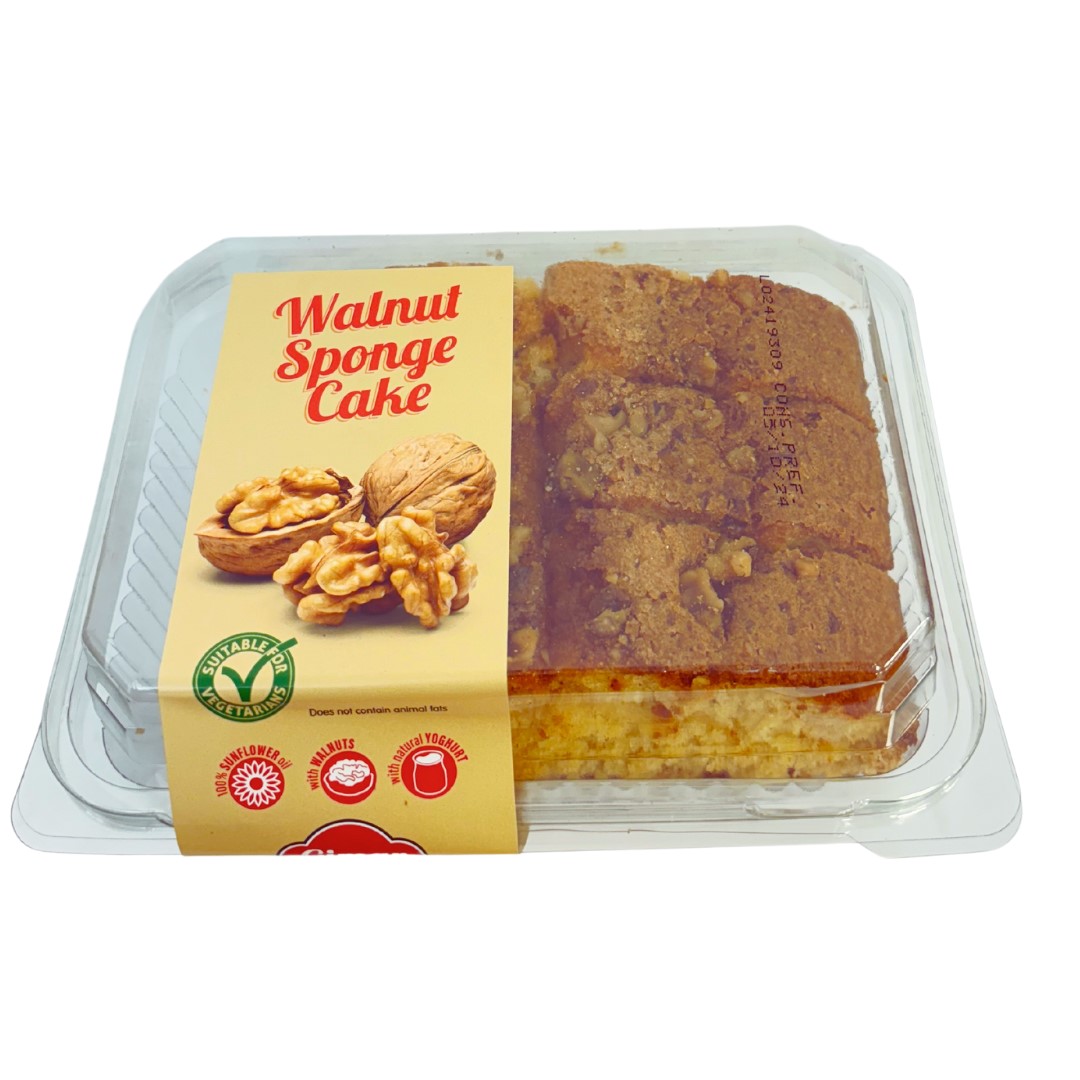 GIMAR WALNUT SPONGE CAKE 4X360GM