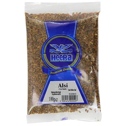 HEERA ALSI LINSEED FLAXSEEDS 20X100GM