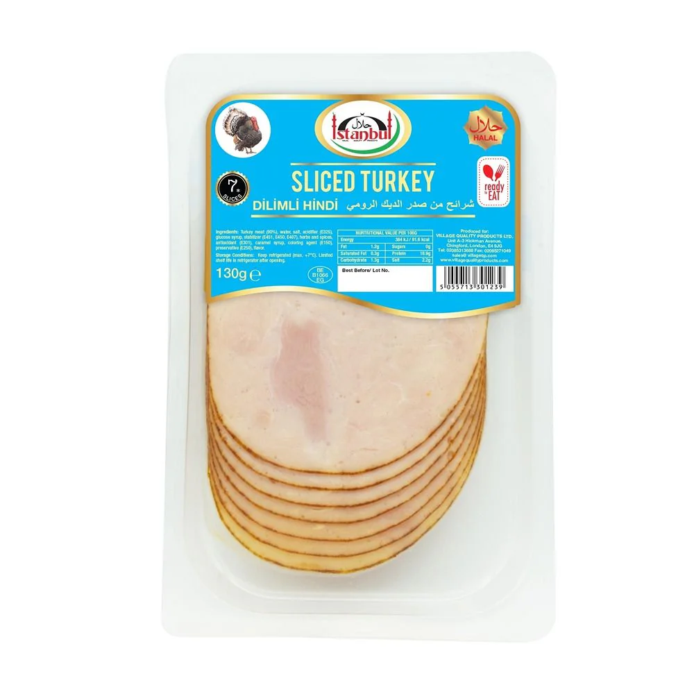 ISTANBUL SLICED TURKEY BREAST 130GM