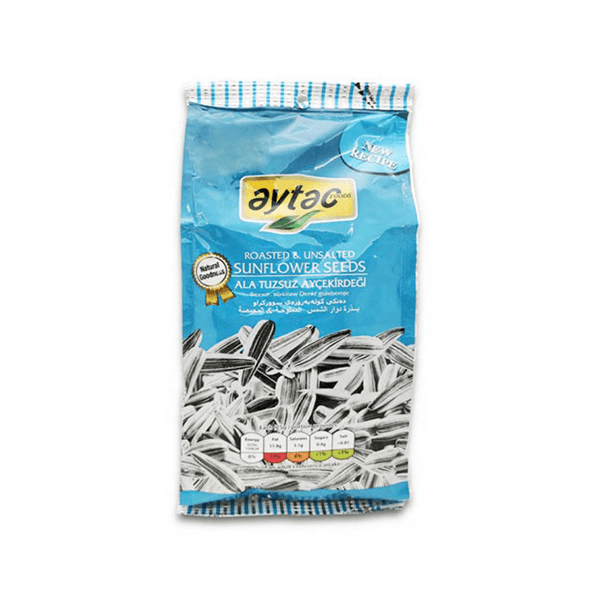 AYTAC ROASTED UNSALTED WHITE SUNFLOWER SEEDS 250GM PM-£2.49