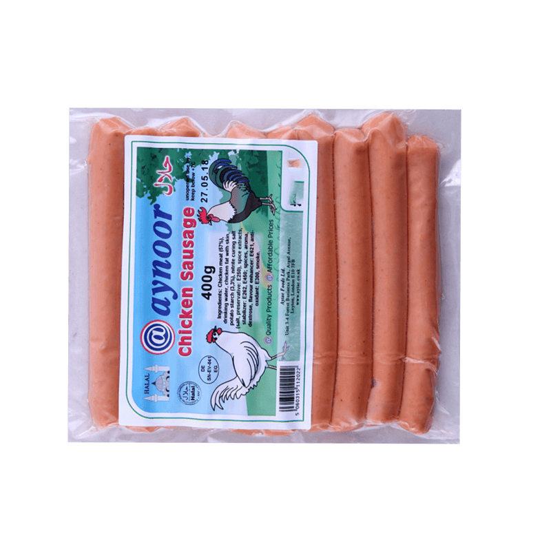 AYNOOR CHICKEN SAUSAGES 400GM