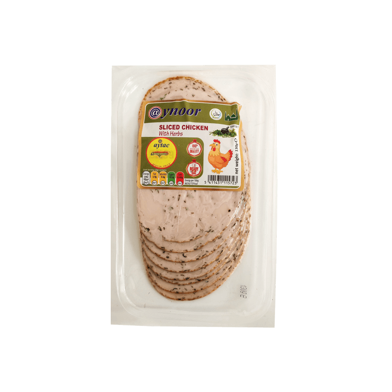 AYNOOR SLICED CHICKEN HERBS 130GM
