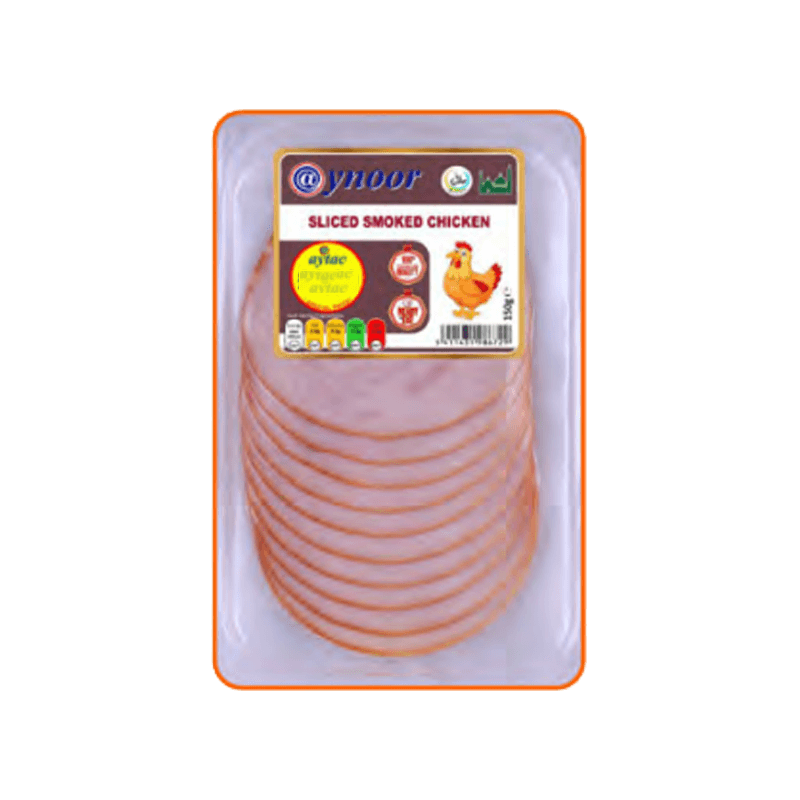 AYNOOR SLICED SMOKED CHICKEN 130GM