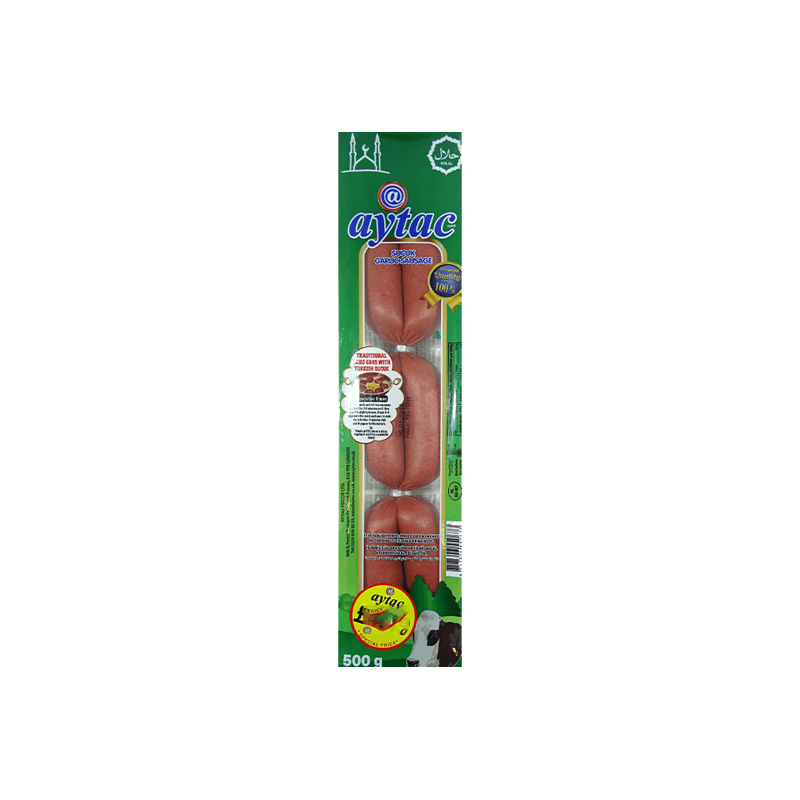 AYTAC SUCUK GARLIC SAUSAGES 500GM