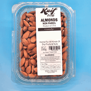 KAIF ALMONDS NONPARIEL 330GM