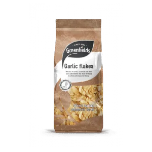 GREEN FIELDS DRIED GARLIC FLAKES 8X150GM (DISC)