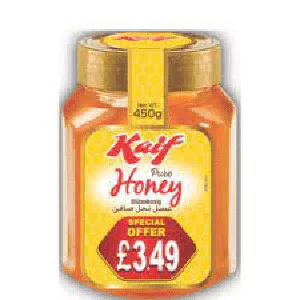 KAIF PURE BLOSSOM HONEY 12X450GM PM-£3.49