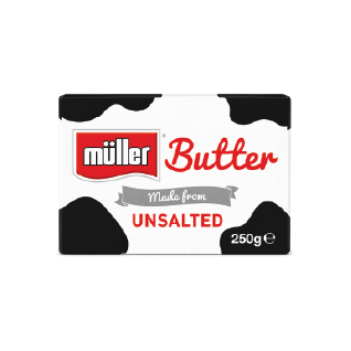 MULLER UNSALTED BUTTER 20X250GM