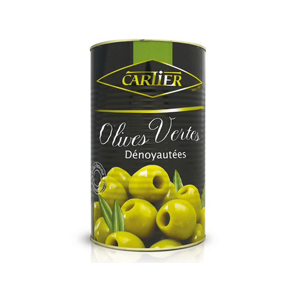 CARTIER GREEN PITTED OLIVES 3X5KG