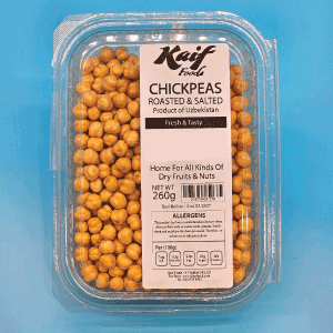 KAIF CHICKPEAS ROASTED & SALTED (UZBEK) 260GM
