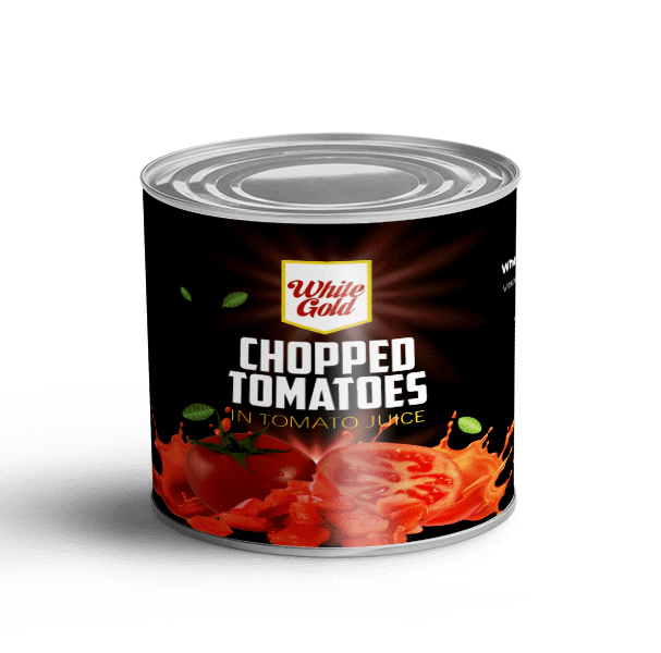 WHITE GOLD CHOPPED TOMATO 6X2.55KG