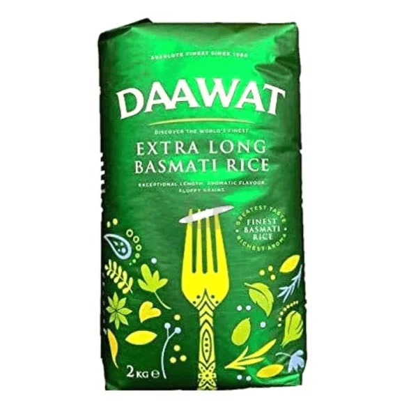 DAAWAT EX-LONG BASMATI RICE 6X2KG PM-£5.79