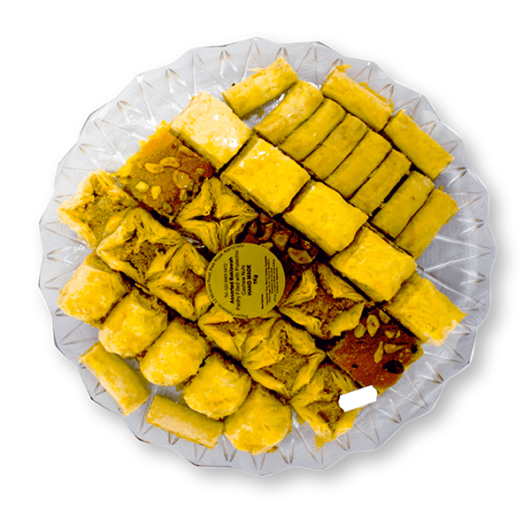 DAD CEDAR MIX BAKLAWA (ROUND TRAY) 1KG