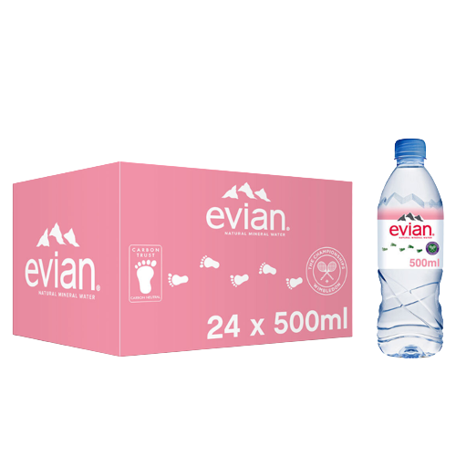 EVIAN WATER 24X500ML- (V20)