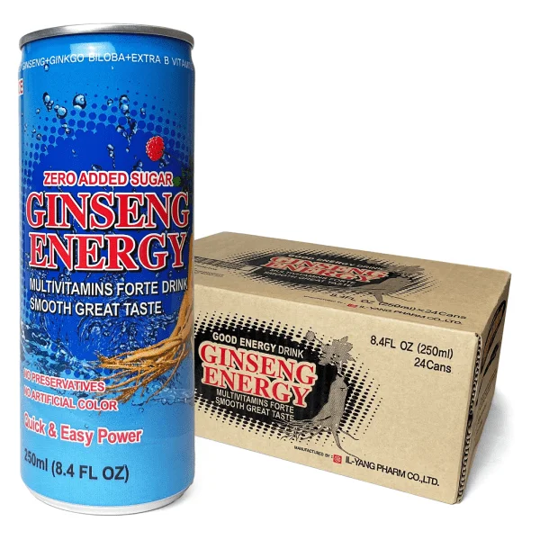 GINSENG ENERGY DRINK 24X250ML - (V20)