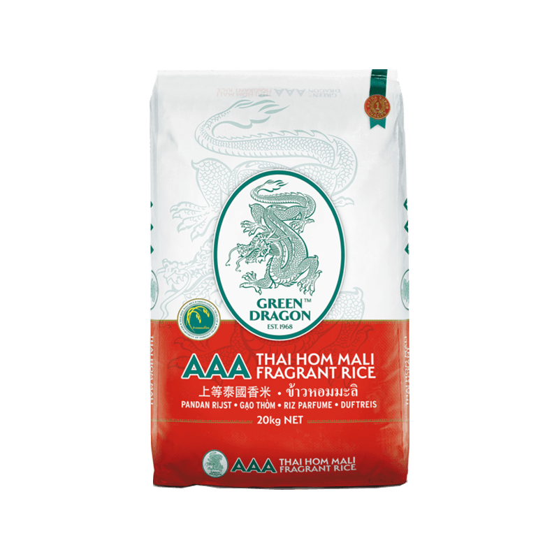 GREEN DRAGON AAA THAI JASMINE RICE 20KG