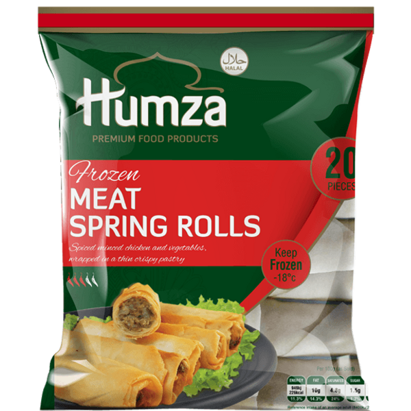 HUMZA MEAT SPRING ROLLS 20PC 650GM