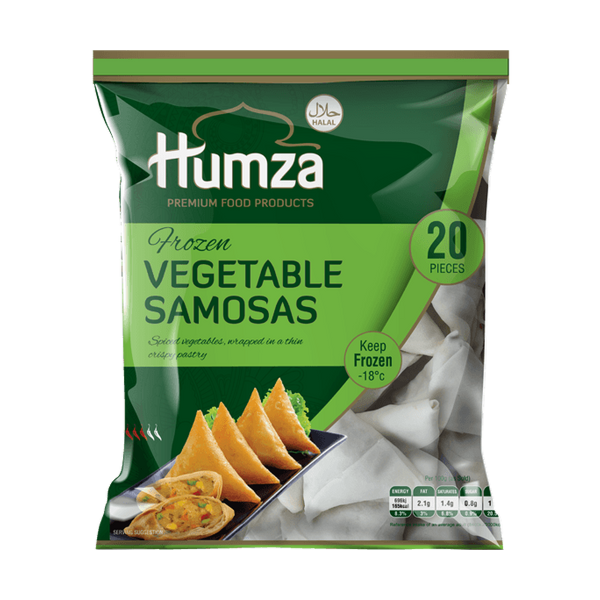 HUMZA VEG SAMOSA 20PC 10X650G (CASE)
