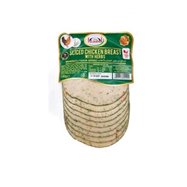 ISTANBUL SLICED CHICKEN BREAST WITH HERBS 130GM