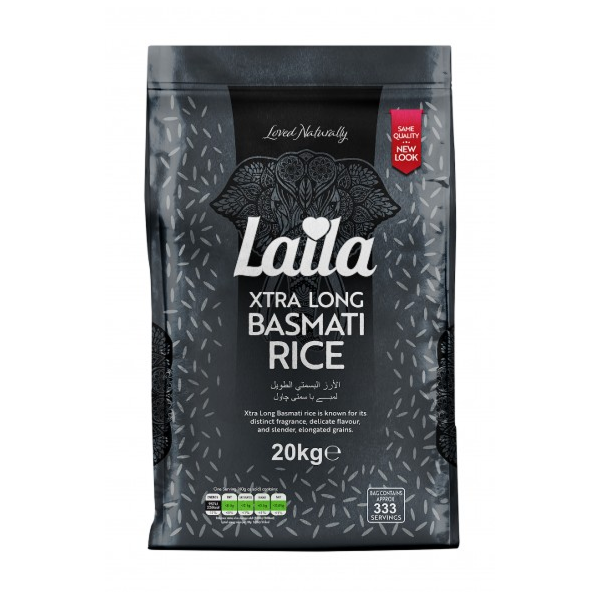 LAILA EX-LONG GRAIN BASMATI RICE 20KG