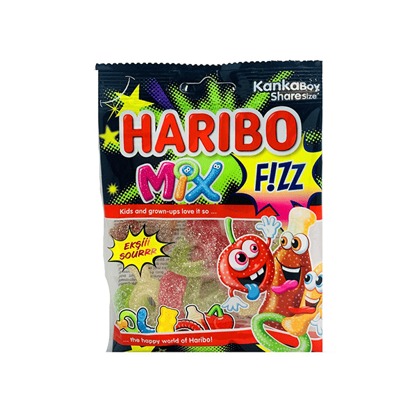 HARIBO FIZZY MIX (BROWN) 24X70GM - (V20)