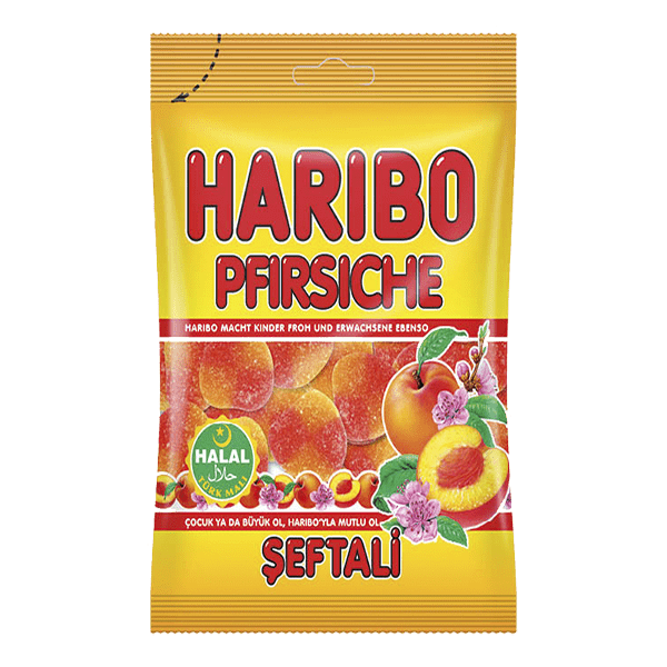 HARIBO PEACH (SEFTALI)  (BLUE) 24X100GM - (V20)