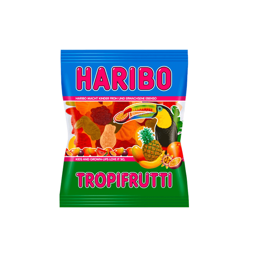 HARIBO TROPIFRUITY (BLUE) 30X100GM - (V20)