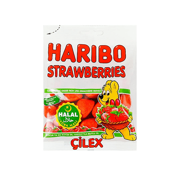 HARIBO STRAWBERRY- CILEX (BLUE) 24X80GM - (V20)