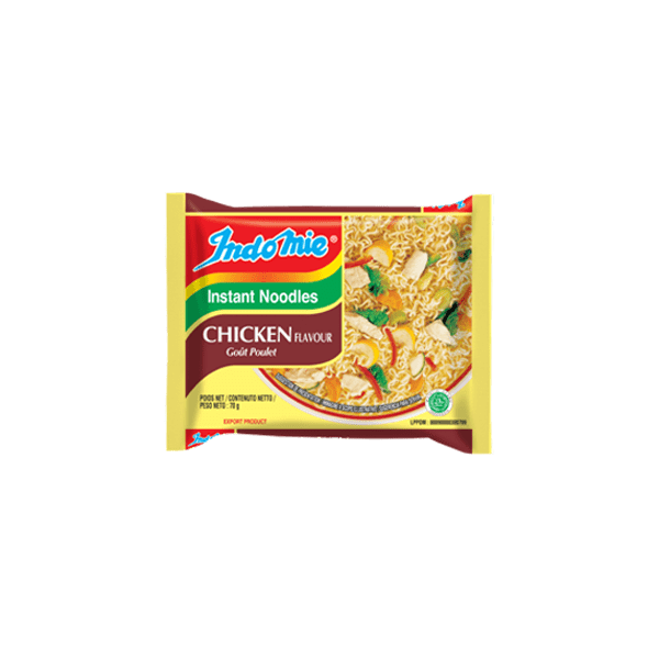 INDOMIE CHICKEN NIGERIAN NOODLES (WHITE) 40X70GM