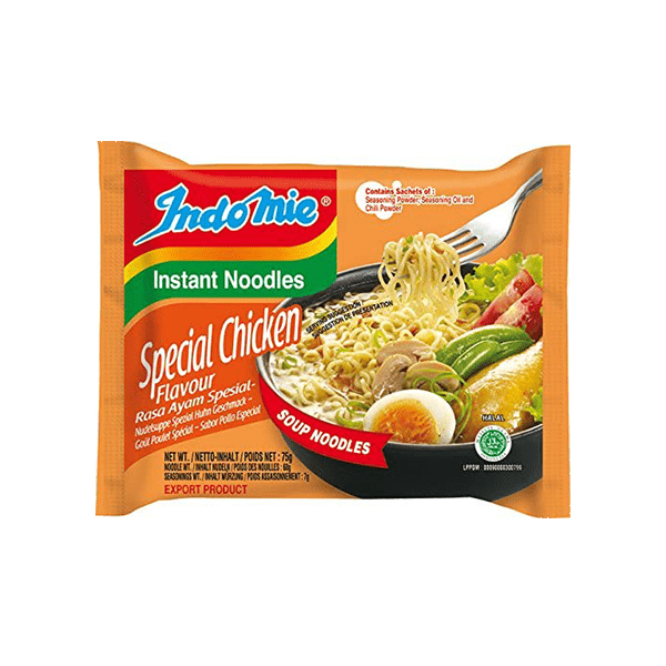 INDOMIE SPECIAL CHICKEN NOODLES ( BLUE) 40PKX75GM