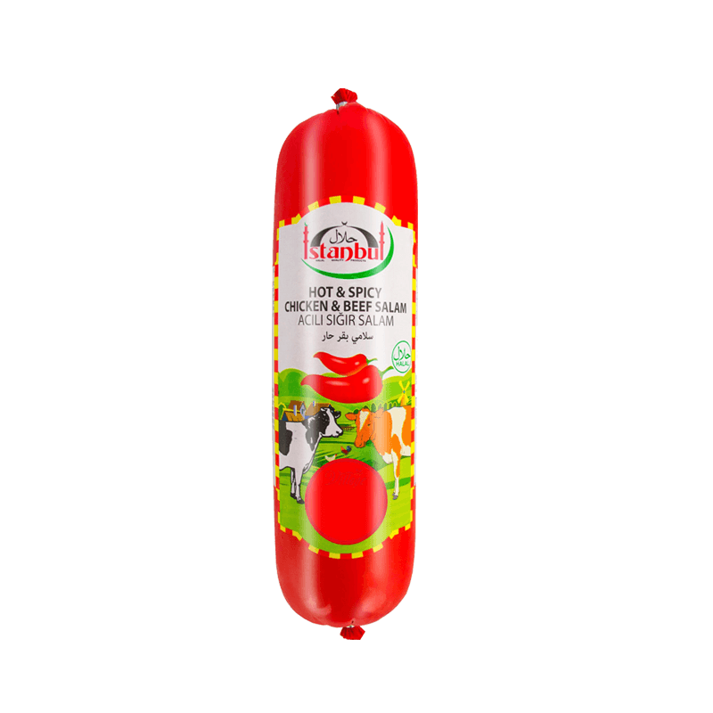 ISTANBUL HOT & SPICY BEEF SALAMI 450GM