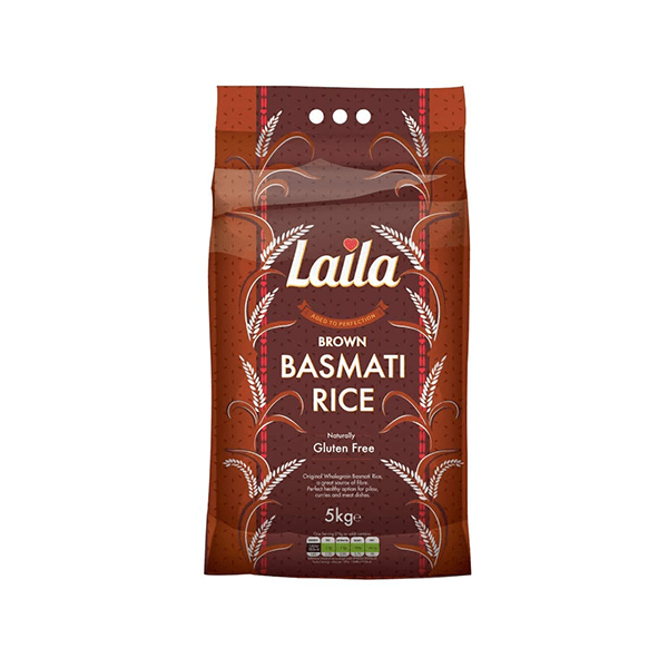 LAILA BROWN BASMATI RICE 5KG