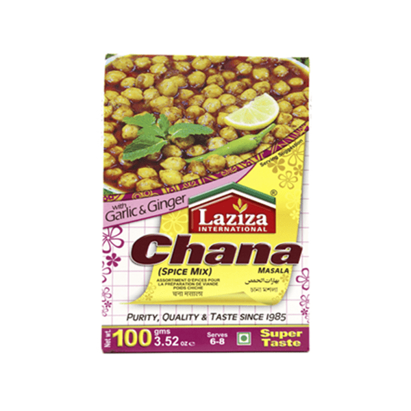 LAZIZA CHANA MASALA 6X100GM