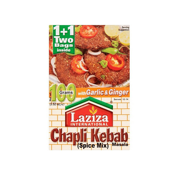 LAZIZA CHAPLI KEBAB MASALA 6X100AGM