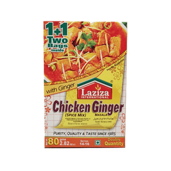 LAZIZA CHICKEN GINGER MASALA 6X100GM