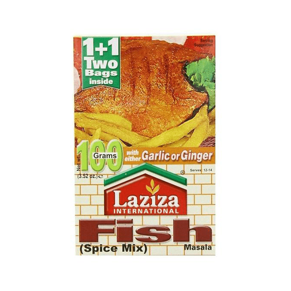 LAZIZA FISH MASALA 6X100GM