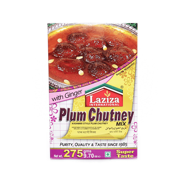 LAZIZA PLUM CHUTNEY MASALA 6X275GM