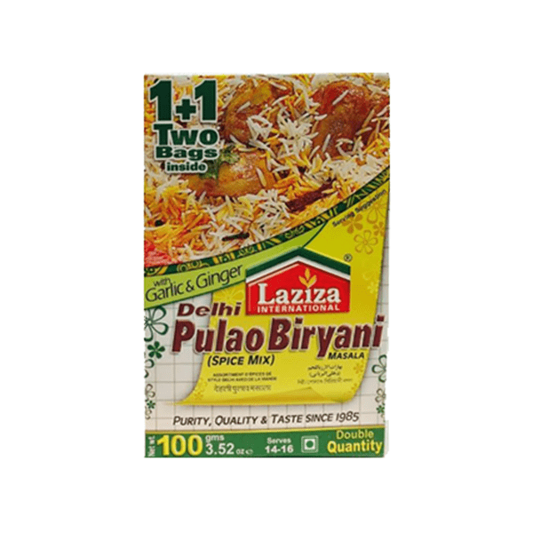 LAZIZA PULAO BIRYANI MASALA 6X100GM