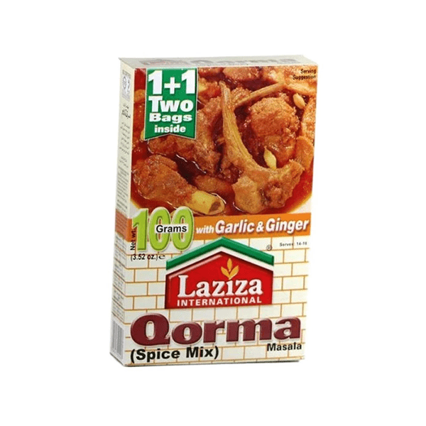 LAZIZA QORMA MASALA 6X100GM