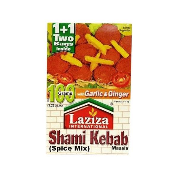 LAZIZA SHAMI KEBAB MASALA 6X100GM