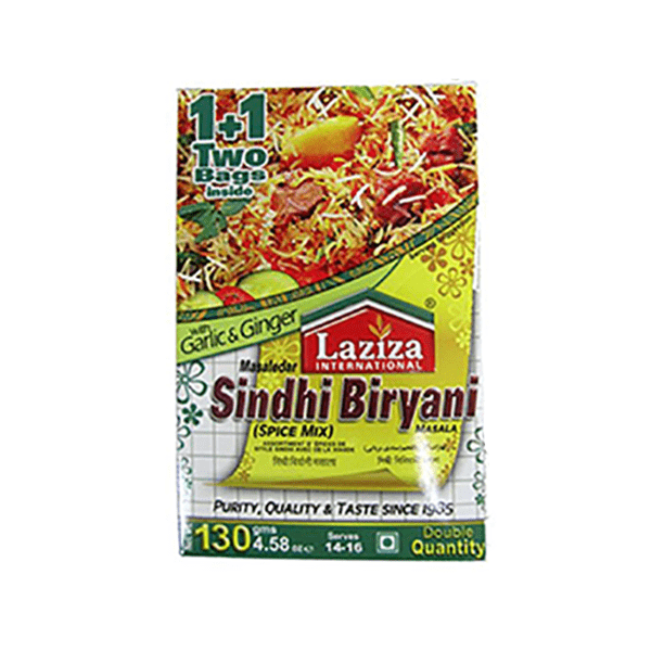 LAZIZA SINDHI BIRYANI MASALA 6X130GM