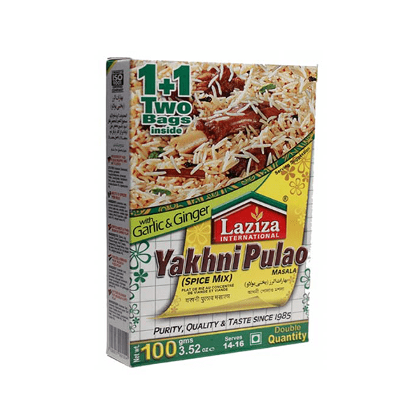 LAZIZA YAKHNI PULAO MASALA 6X100GM