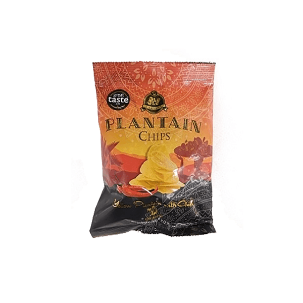 OLU OLU CHILLI RED PLANTAIN CHIPS 24X60GM