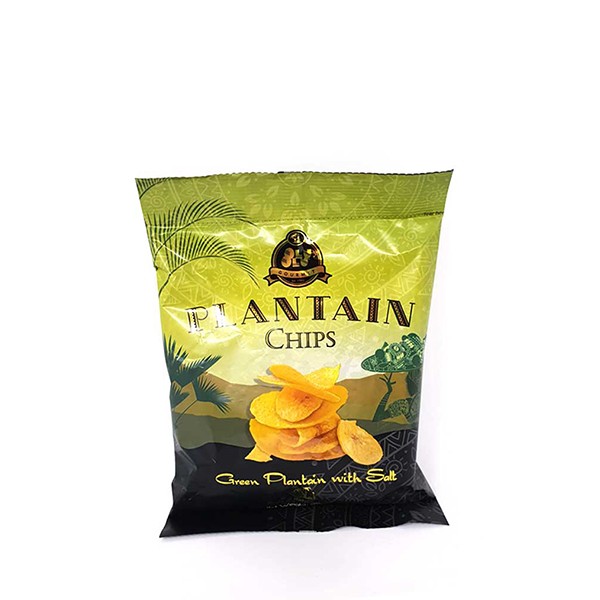 OLU OLU GREEN WITH SALT PLANTAIN CHIPS 24X60GM