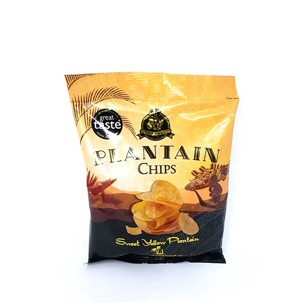 OLU OLU SWEET YELLOW PLANTAIN CHIPS 24X60GM
