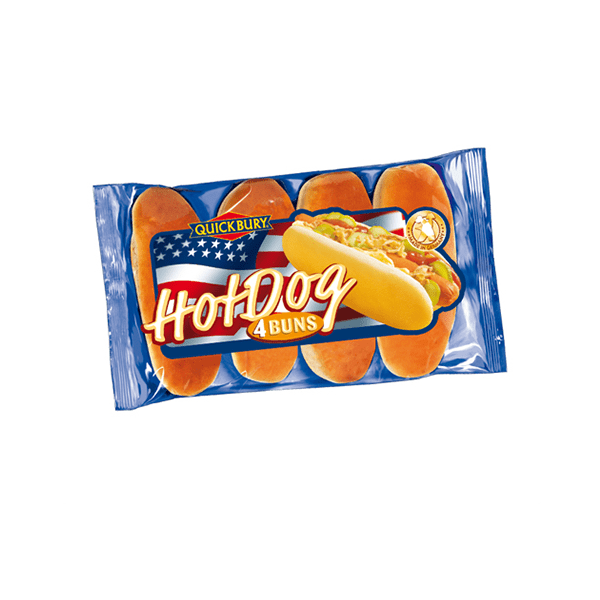 QUICKBURY HOTDOG BUNS 8X250GM