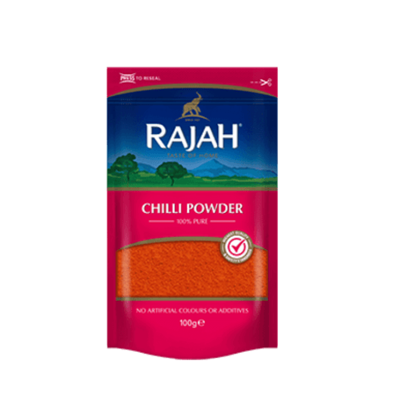 RAJAH CHILLI POWDER 10X100GM (DISC)