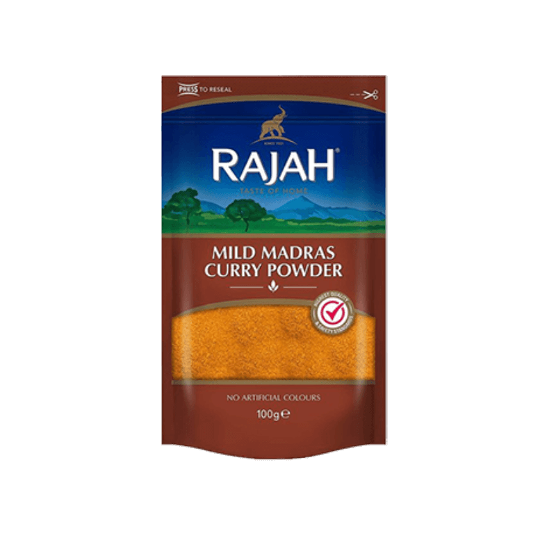RAJAH MILD MADRAS CURRY POWDER 10X100GM