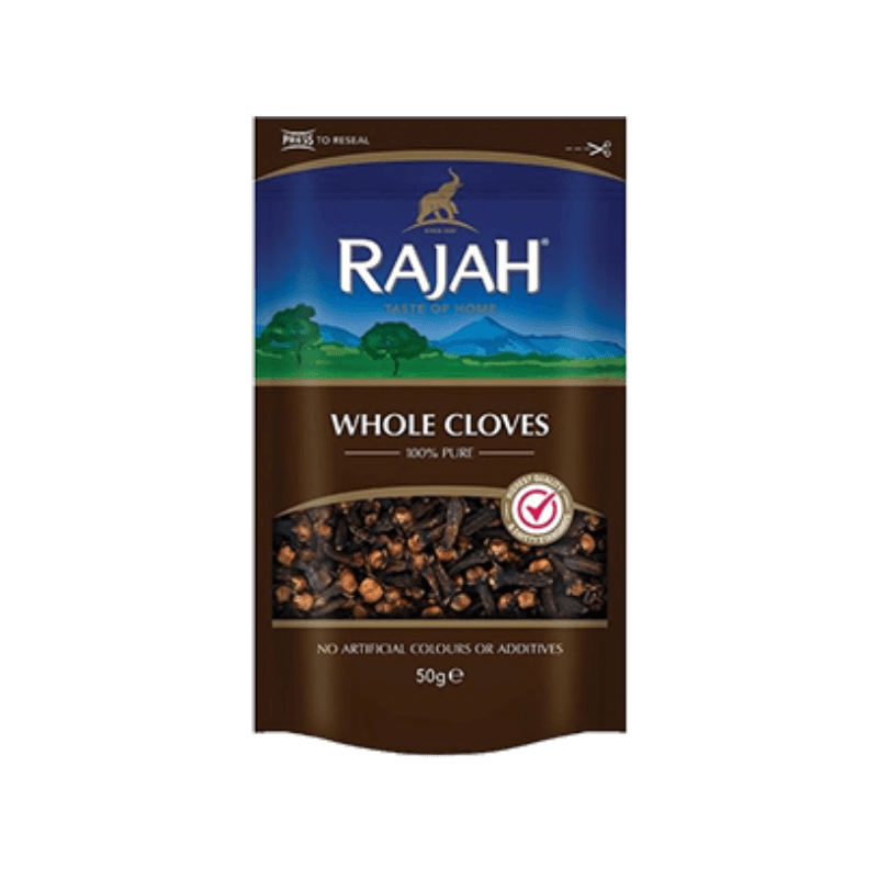 RAJAH WHOLE CLOVES 10X50GM
